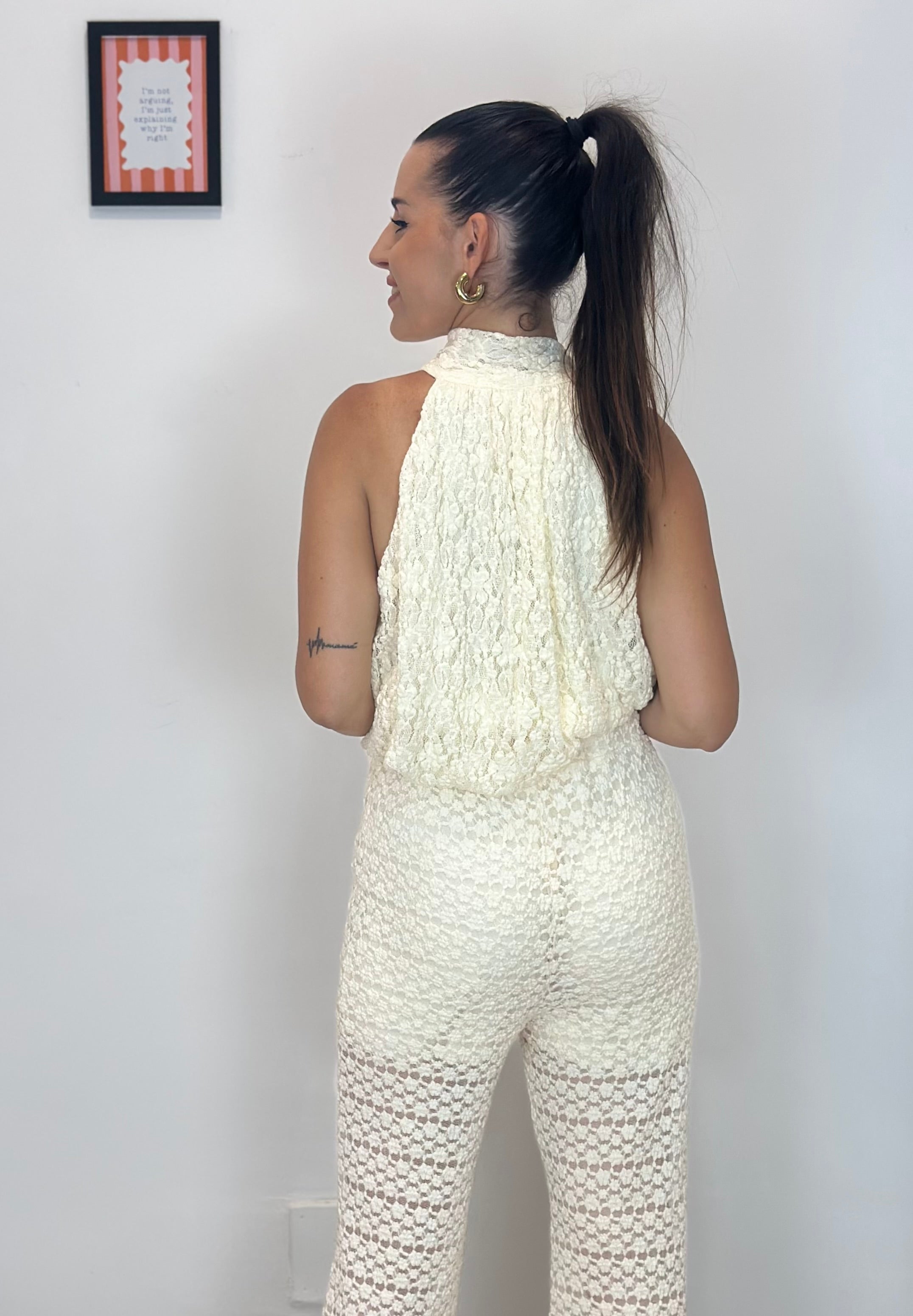 PANTALÓN ENCAJE PREMIUM