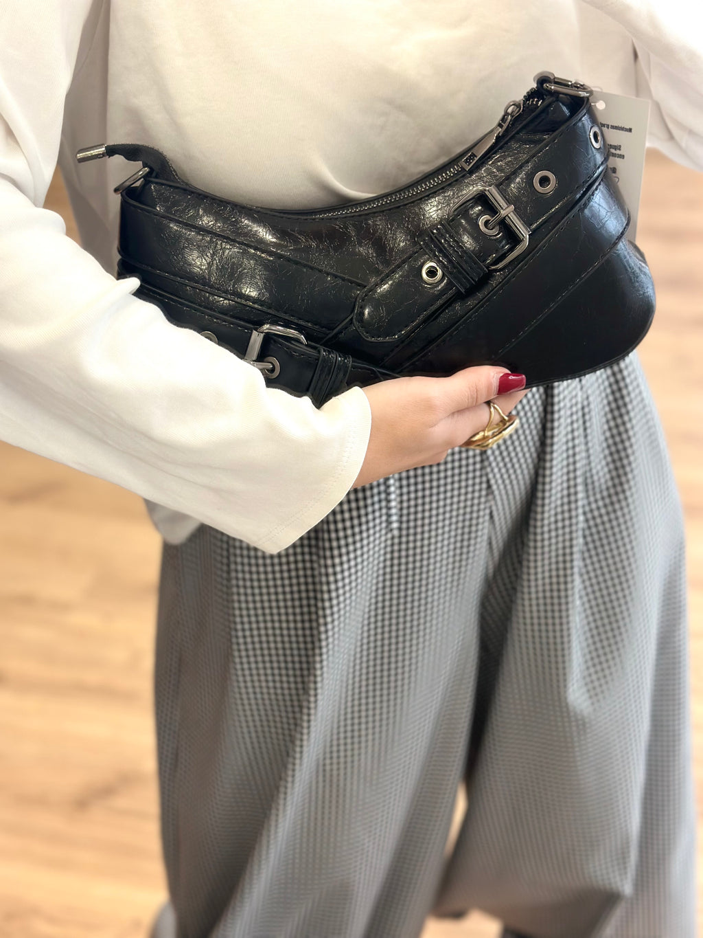 BOLSO HEBILLAS BLACK