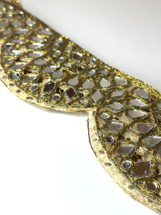 CINTURÓN ESPEJOS GOLD