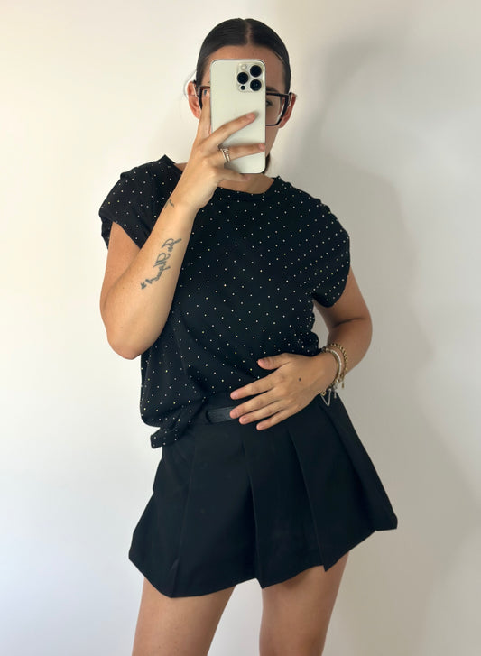 CAMISETA HOMBRERAS BRILLO