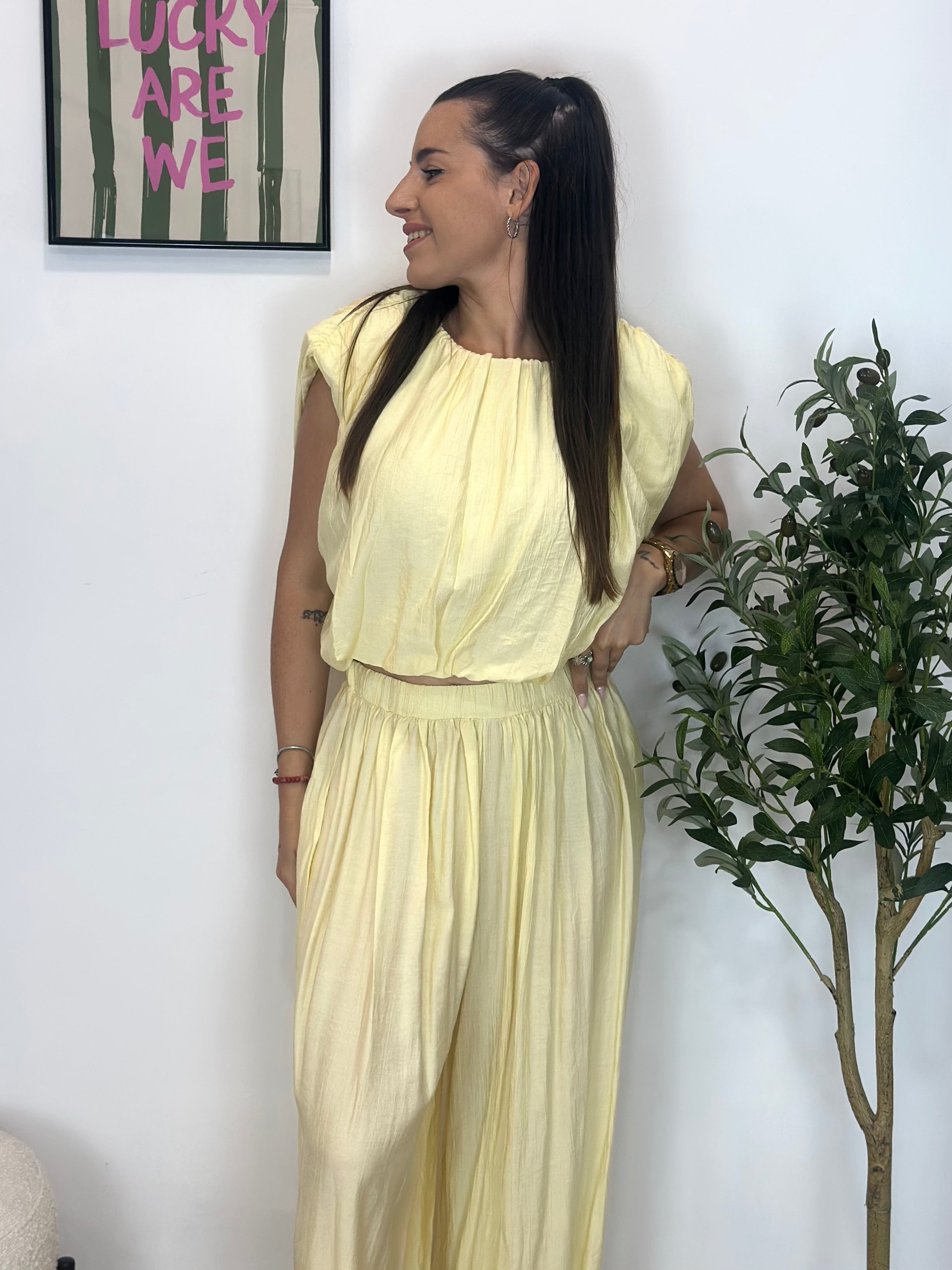 CONJUNTO BOMBACHO YELLOW