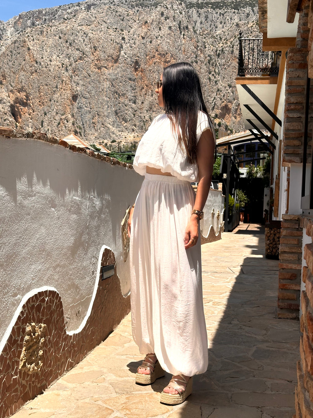 CONJUNTO BOMBACHO BLANCO