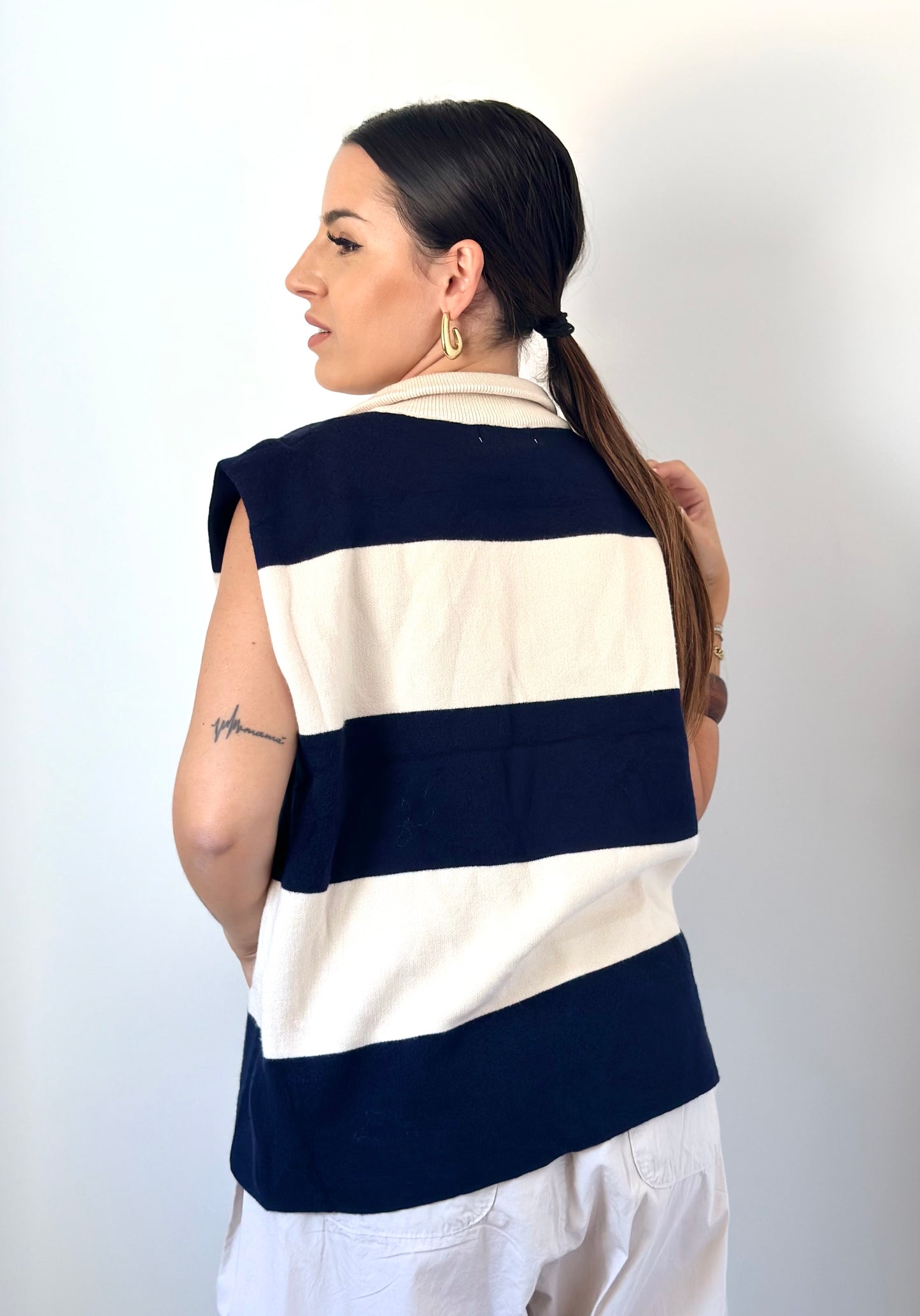 CHALECO MARINERO CREMALLERA