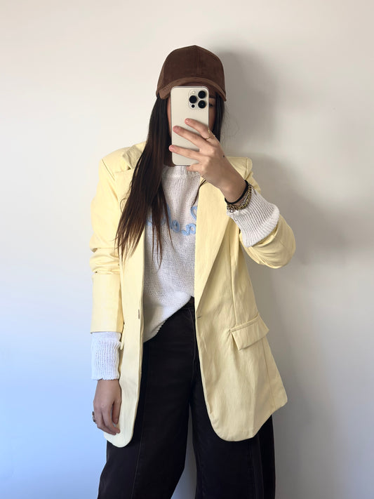 BLAZER POLIPIEL YELLOW