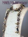 COLLAR TELA FLOR