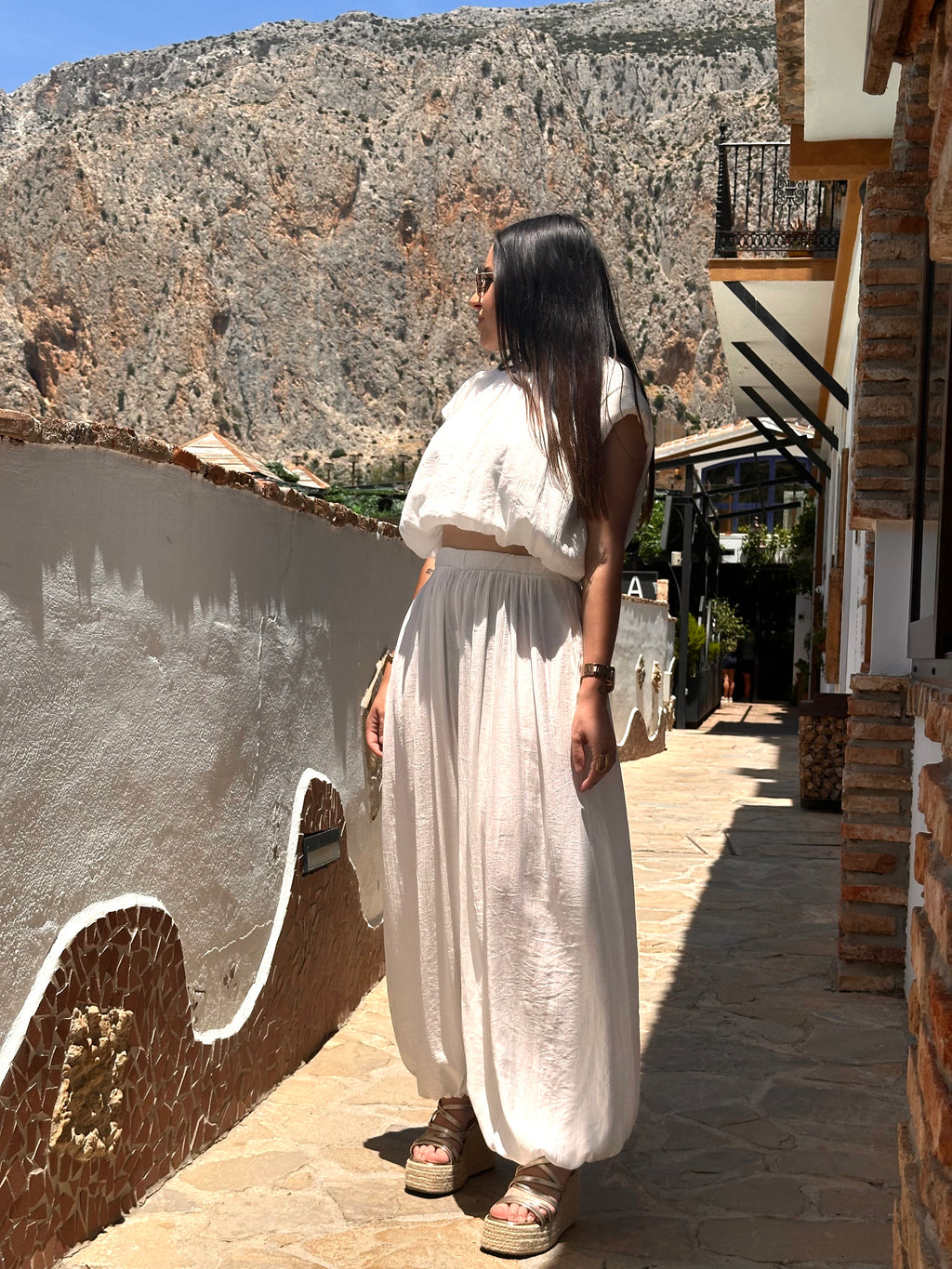 CONJUNTO BOMBACHO BLANCO