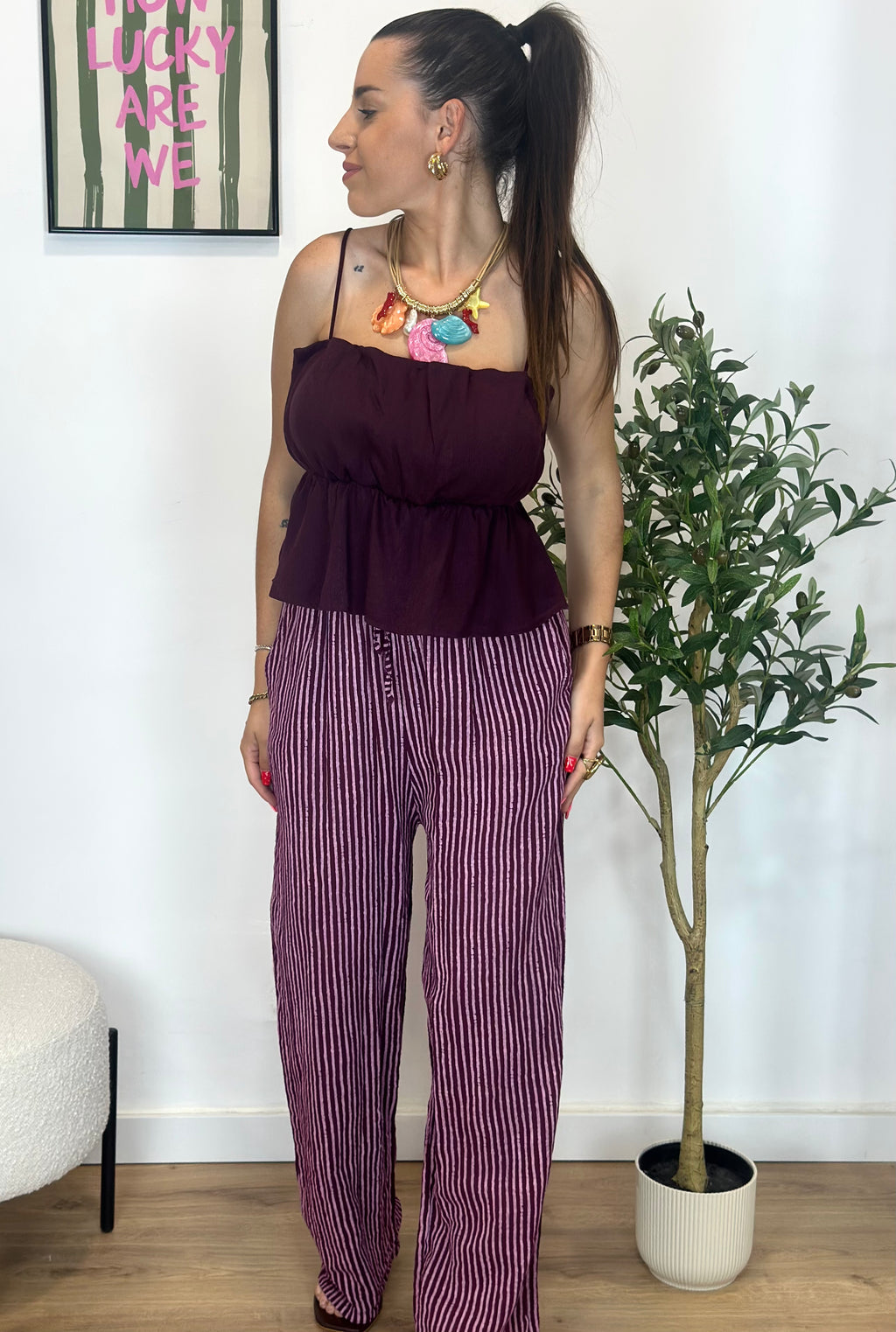 TOP EFECTO LINO BUGAN