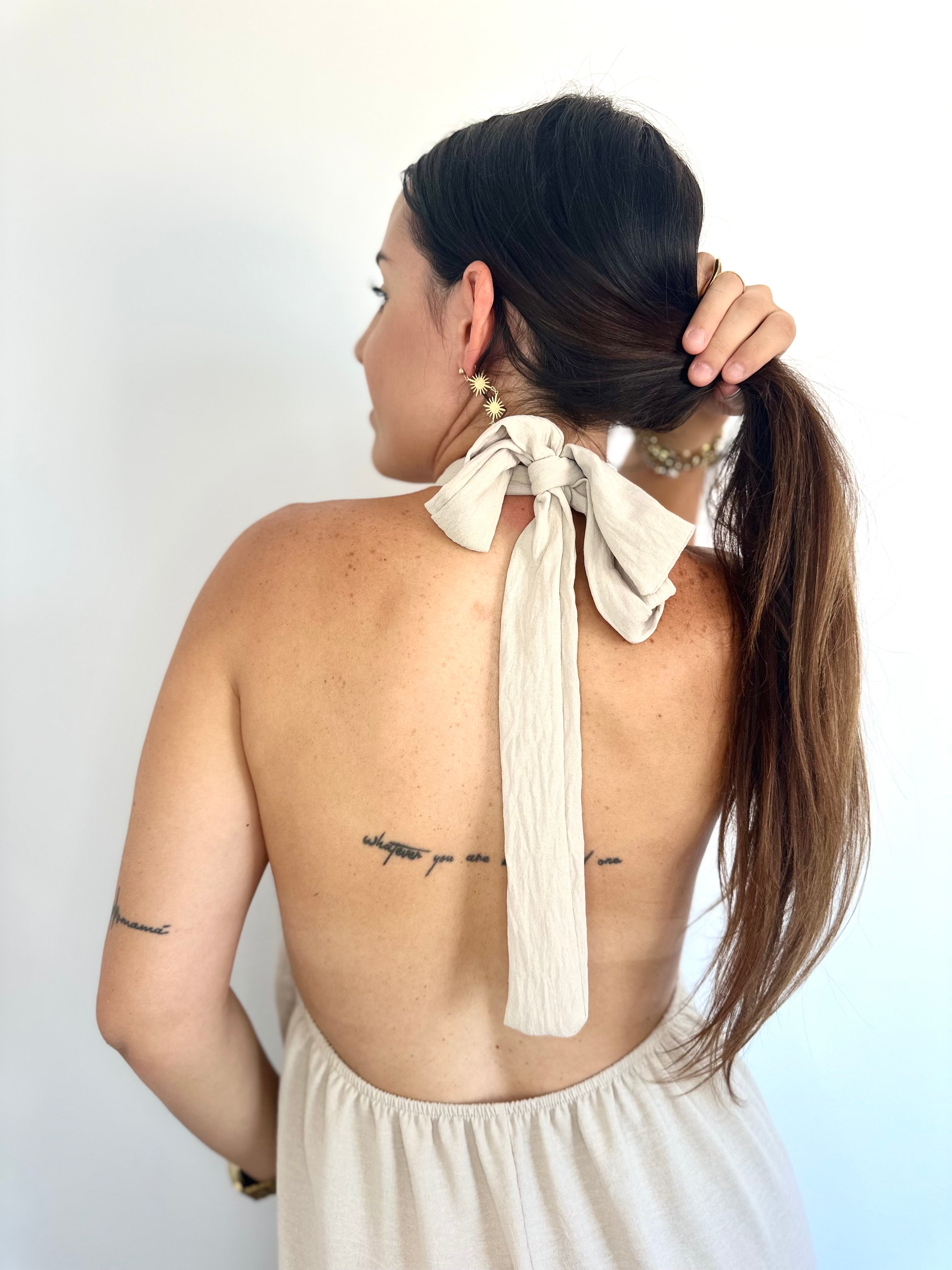 VESTIDO MAXI BROCHE