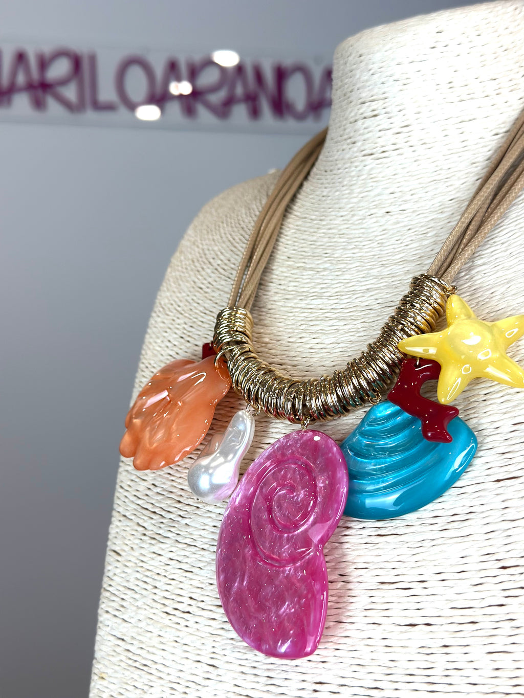COLLAR SEA COLOUR