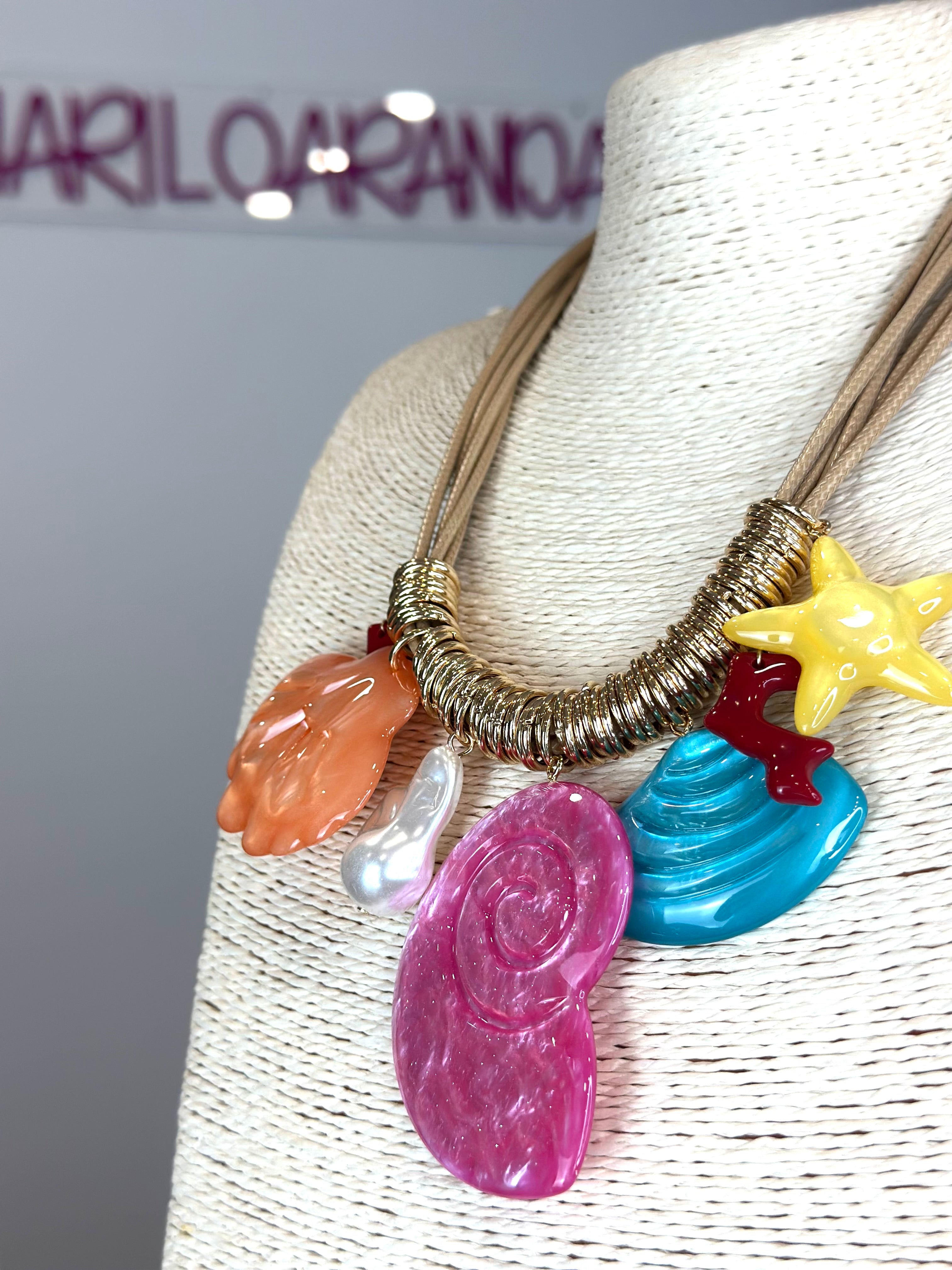 COLLAR SEA COLOUR